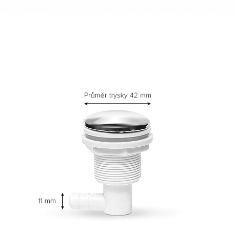 Vzduchová tryska do vířivky AIR JET NEW - 43 mm/ 1,75" (Bez otvorů)