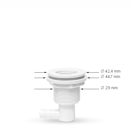 Vzduchová tryska do vířivky AIR JET NEW - 43 mm/ 1,75" (Bez otvorů)