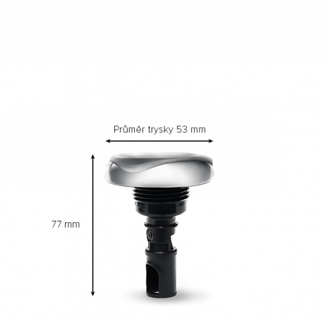 Masážní tryska NEREZ MINI bodová – 53 mm/ 2″ – PLATINUM USA - KOMPLETNÍ