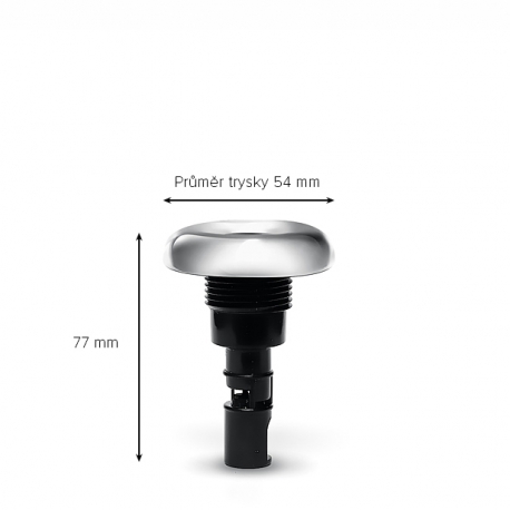 Tělo k masážní trysce NEREZ MINI statická – bodová 54 mm/ 2″ - KOMPLETNÍ