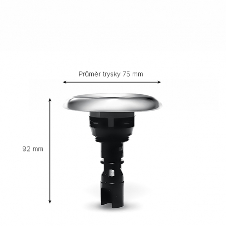 NEREZ BIG Jet Masážní rotační tryska 75 mm/ 3″ - KOMPLETNÍ