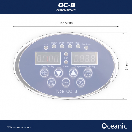 Ovládací panel OC-B
