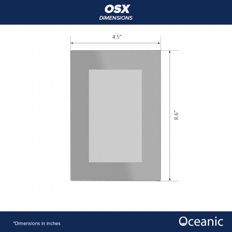 Dotykový ovládací panel OSX  pro parní generátory Oceanic.