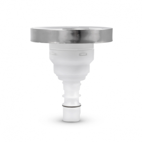 CMP- Masážní tryska Endorphin Pulse Jet - dvoj rotační - bílá - nerez - 100 mm - 4" - SAMOSTATNÁ