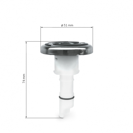 CMP - Masážní tryska Jet Roto Nerez - Proudová Rotační - 51 mm - 2" - SAMOSTATNÁ
