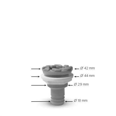 Cirkulační tryska - Průměr 42mm