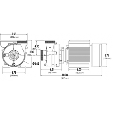 Masážní čerpadlo pro vířivku Niagara SPA Pump 3 HP / 2-Speed