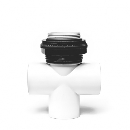 Trojcestný ventil střední pro vířivku - 78 mm - PLAST