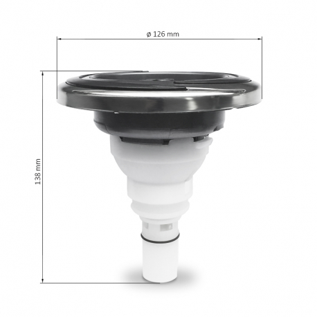 CMP - Masážní tryska Jet Roto Nerez - Proudová Rotační - 126 mm - 5" - KOMPLETNÍ