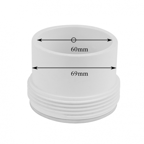Připojovací prvek k topení BALBOA – Průměr 60 mm